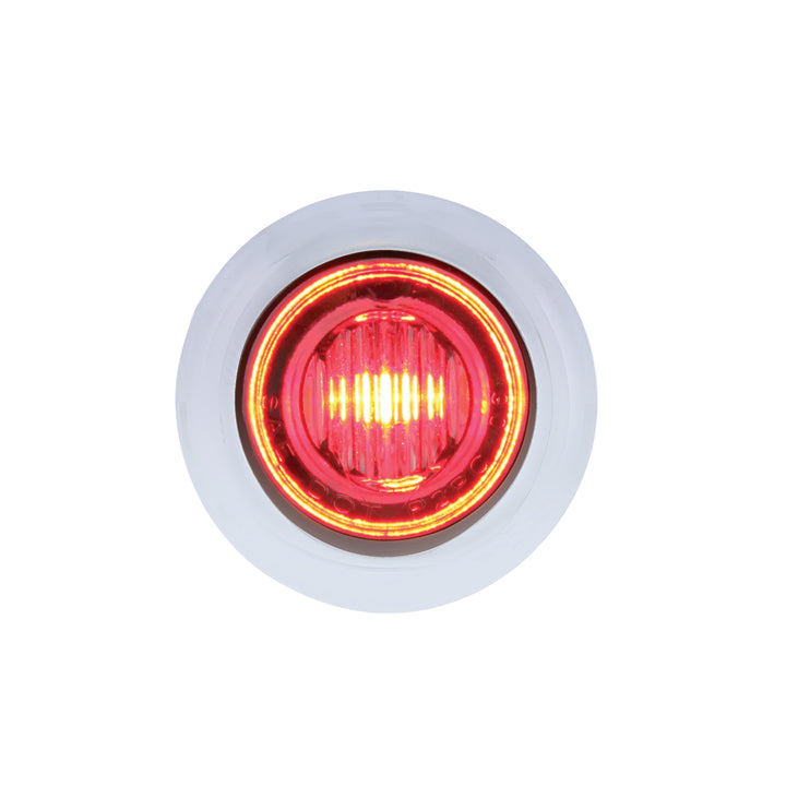 3 LED 3/4" Mini Double Fury Light (Clearance/Marker) - Amber LED/Red LED