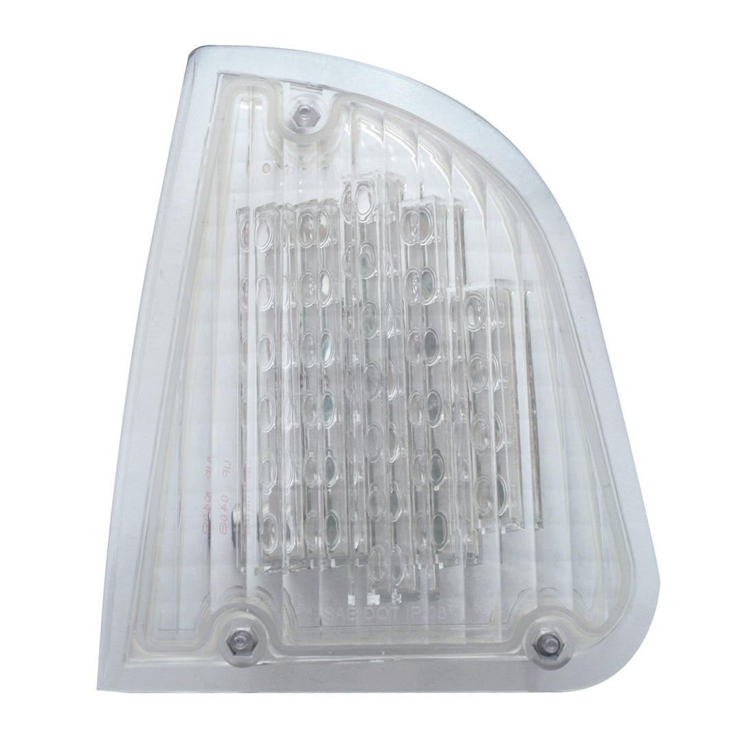 29 LED Turn Signal Light For 1985-2007 Kenworth T600 (Driver) - Amber LED/Clear Lens