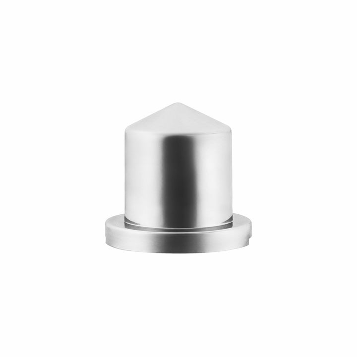 5/8" x 1-1/4" Chrome Plastic Pointed Nut Cover - Push-On