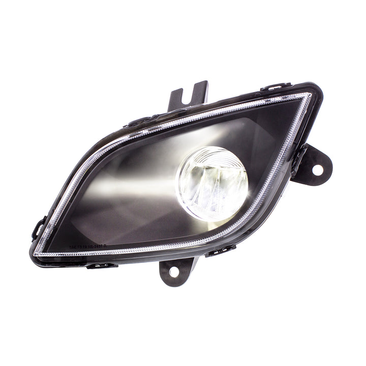 Black High Power LED Fog Light For 2018-2024 Freightliner Cascadia - Driver