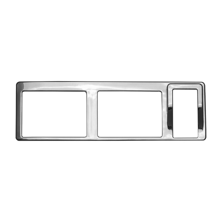 Chrome Plastic 7 - Rocker Switch Bezel For 2013-2021 Peterbilt 579