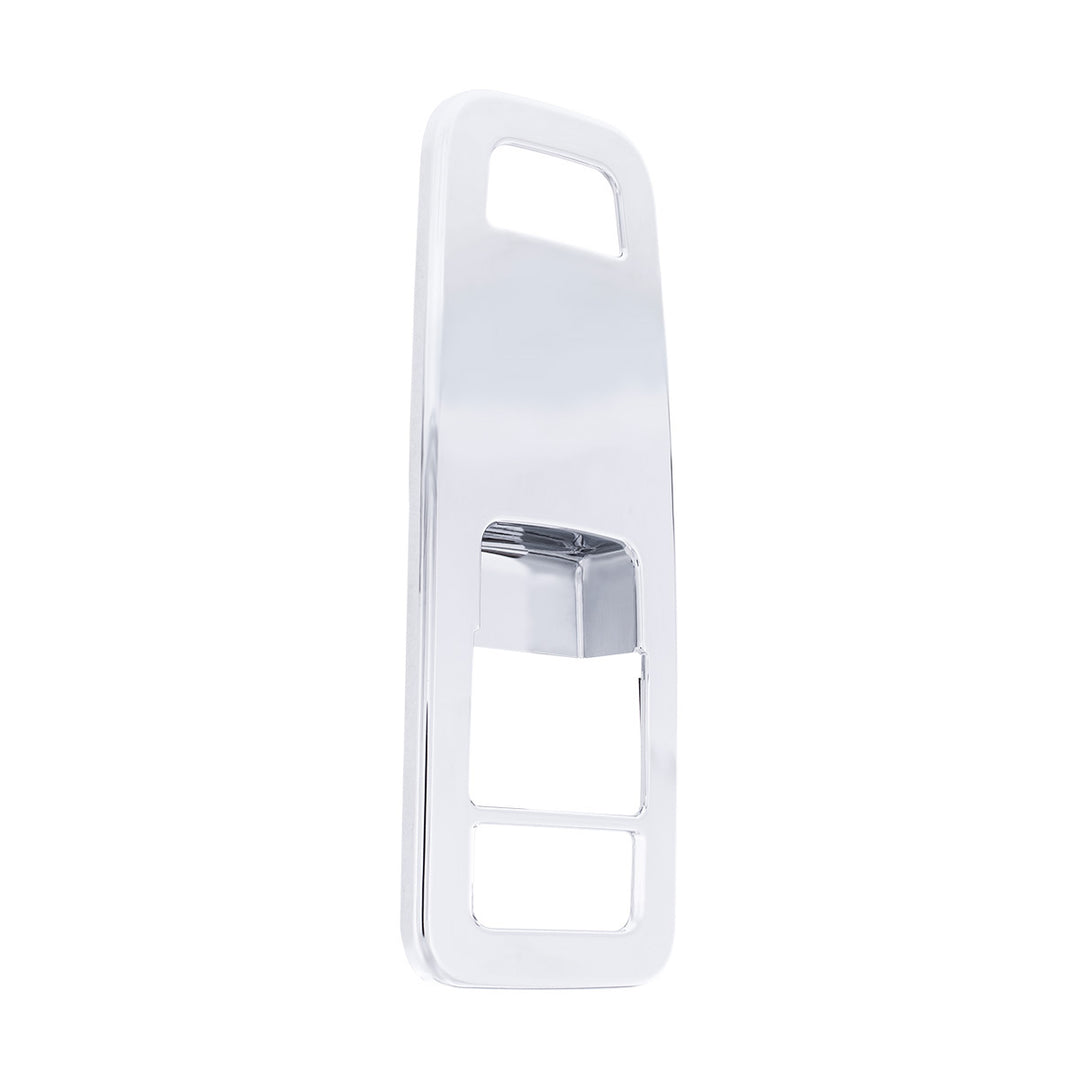 Chrome Plastic Door Switch Cover For 2013-2024 Kenworth T680 - Driver (Without Power Mirrors)