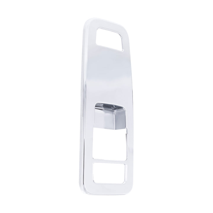Chrome Plastic Door Switch Cover For 2013-2024 Kenworth T680 - Driver (Without Power Mirrors)