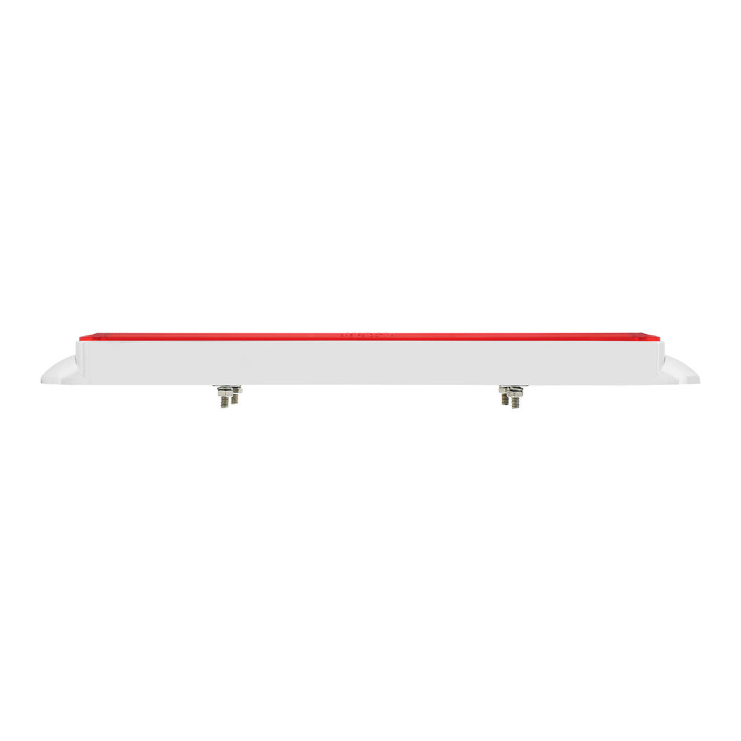 Dual 24 LED Dual Function 12" GloLight Bar With Bezel - Red LED/Red Lens