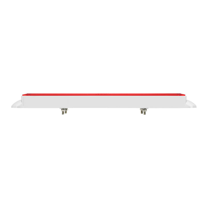 Dual 24 LED Dual Function 12" GloLight Bar With Bezel - Red LED/Red Lens
