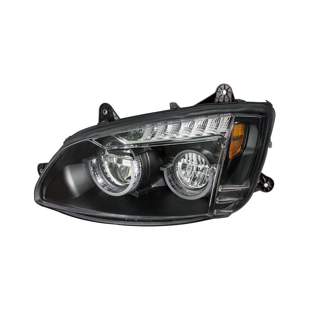 Blackout Full LED Headlight For 2008-2017 Kenworth T660 - Driver