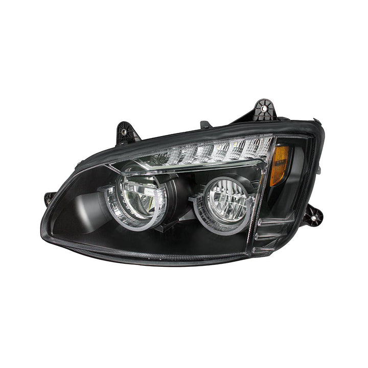 Blackout Full LED Headlight For 2008-2017 Kenworth T660 - Driver