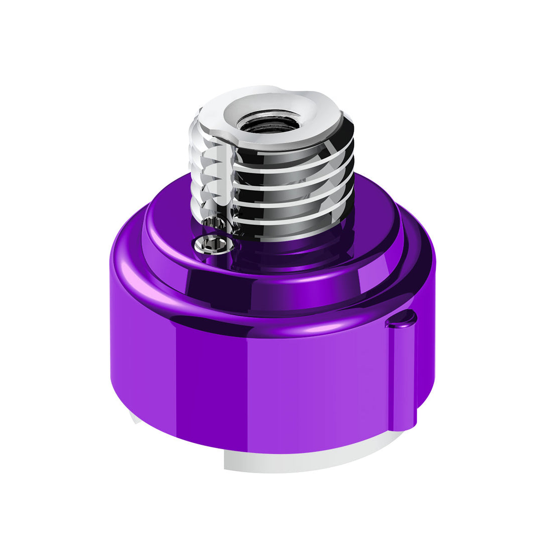 M30 x 3.5 Thread-On Gearshift Adapter W/LED Mount For Eaton - Fuller 9/10 Speed - Candy Purple