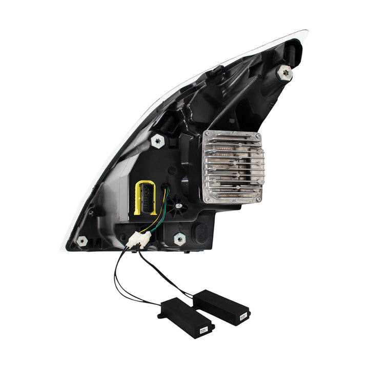 Blackout Full LED Headlight With Switchable Sequential Turn Signal. 2018-2024 Volvo VNL - Passenger