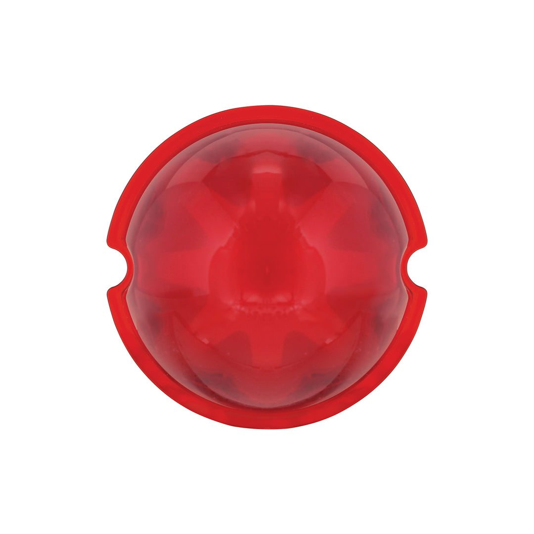 9 LED Dual Function GloLight Watermelon Cab/Auxiliary Light - Red LED/Red Lens (Bulk)