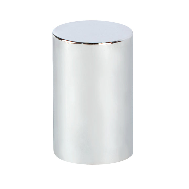 Chrome Cylinder Hubcap Nut Cover For 1999-2018 Chevy &amp; GMC Full Size Truck - Push-On (Bulk)
