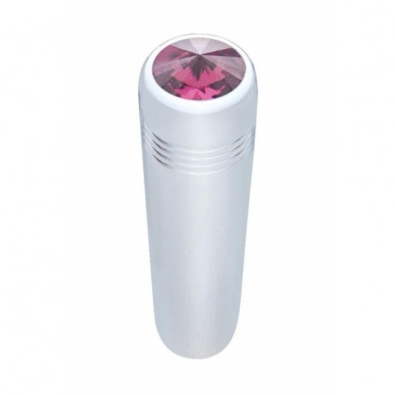 2-1/4" Long Aluminum Toggle Switch Extension With Crystal For Kenworth - Purple Crystal