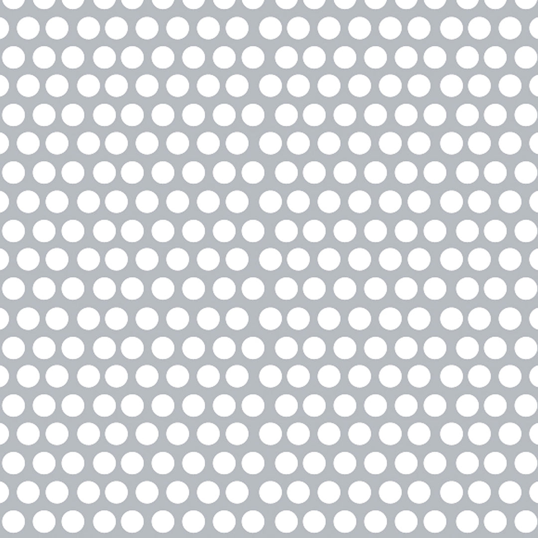 304 Stainless Grille Mesh For Peterbilt 379 With Extended Hood - Alternating Round Holes
