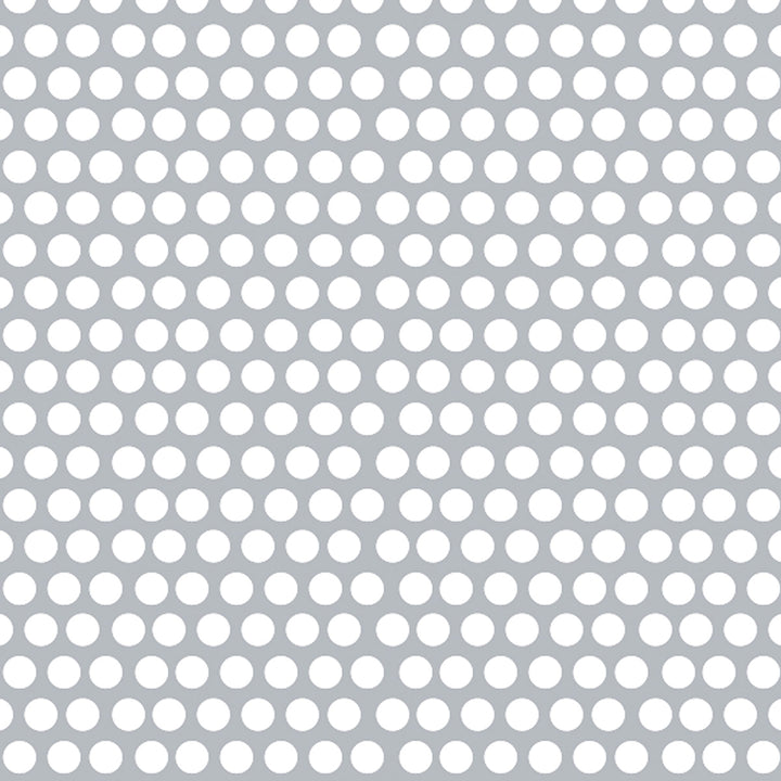304 Stainless Grille Mesh For Peterbilt 379 With Extended Hood - Alternating Round Holes