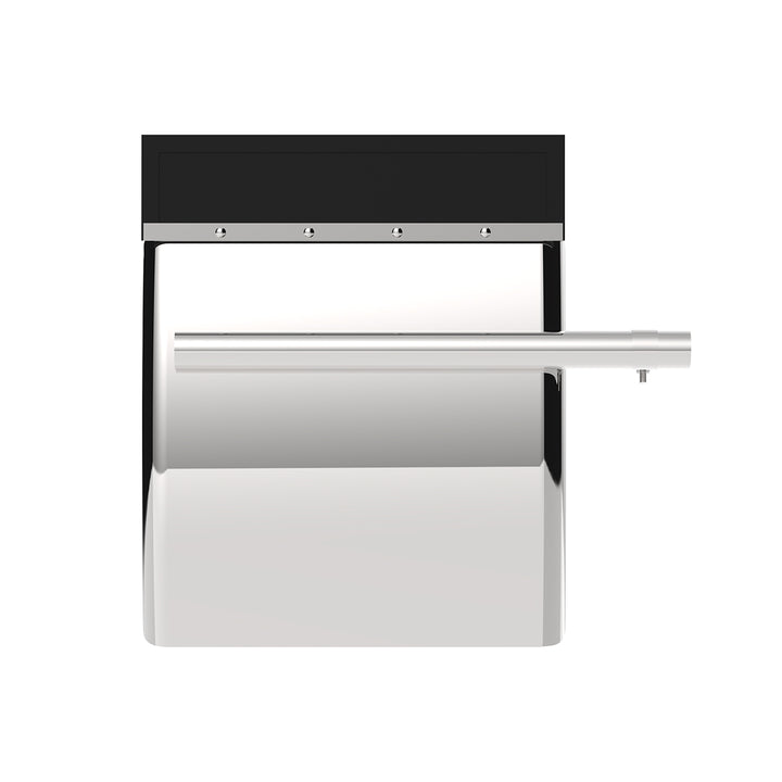 24" x 24" 430 Stainless Quarter Fender With Tube Bracket Set (Pair)