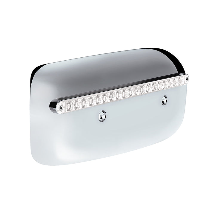 19 LED Rear Headlight Housing Cover For 2008-2023 Peterbilt 389 (Driver) - Amber LED/Clear Lens