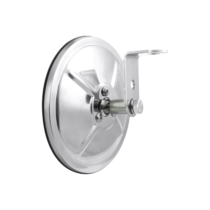 5" 430 Stainless Steel 320R Convex Mirror - Centered Mounting Stud