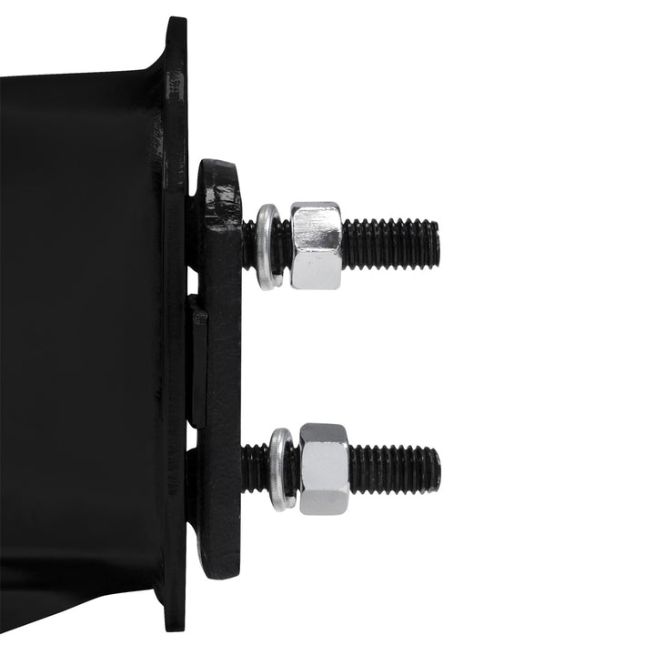 30" Black Heavy Duty Mud Flap Hangers - 2" Bolt Pattern (Pair)