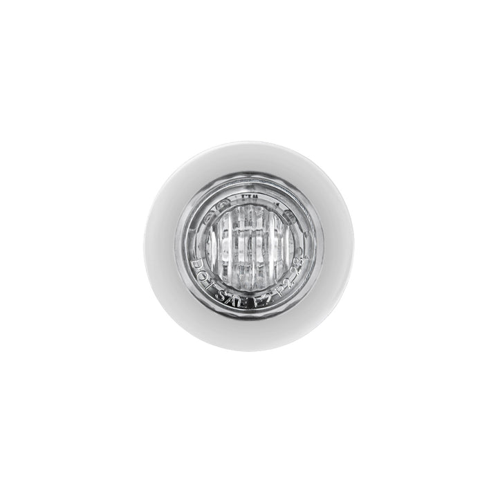2 LED 3/4" Mini Double Fury Light (Clearance/Marker) - Red &amp; Blue LED/Clear Lens
