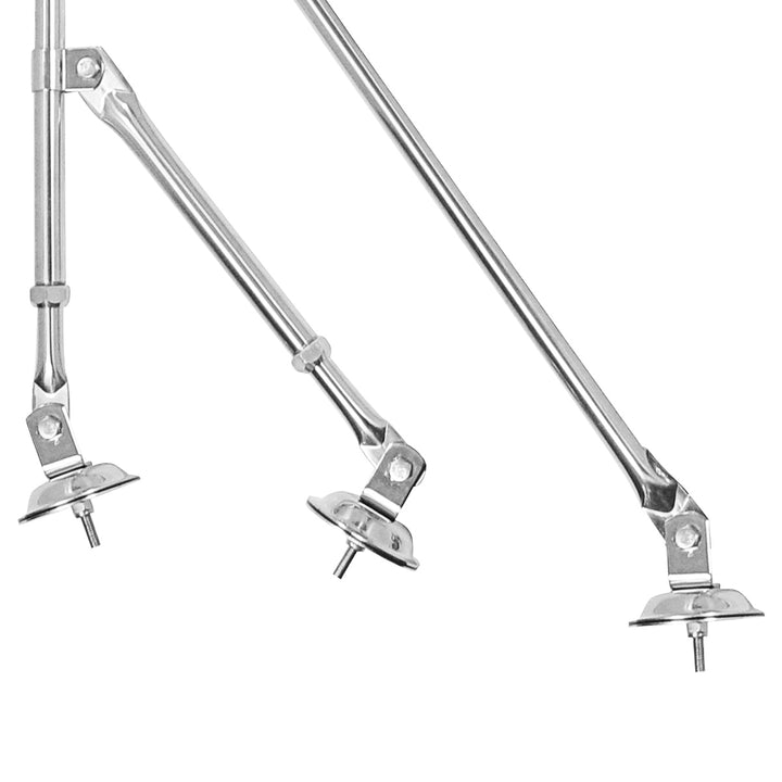 Stainless Tripod Fender Mirror Bracket