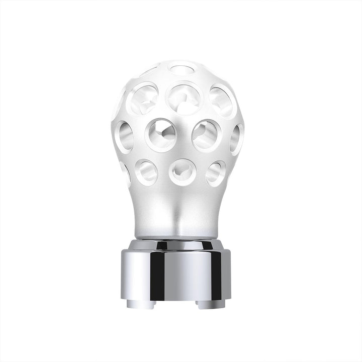 Thread-On Annodized Phoenix Style Ball Gearshift Knob With LED 9/10 Speed Adapter - White LED