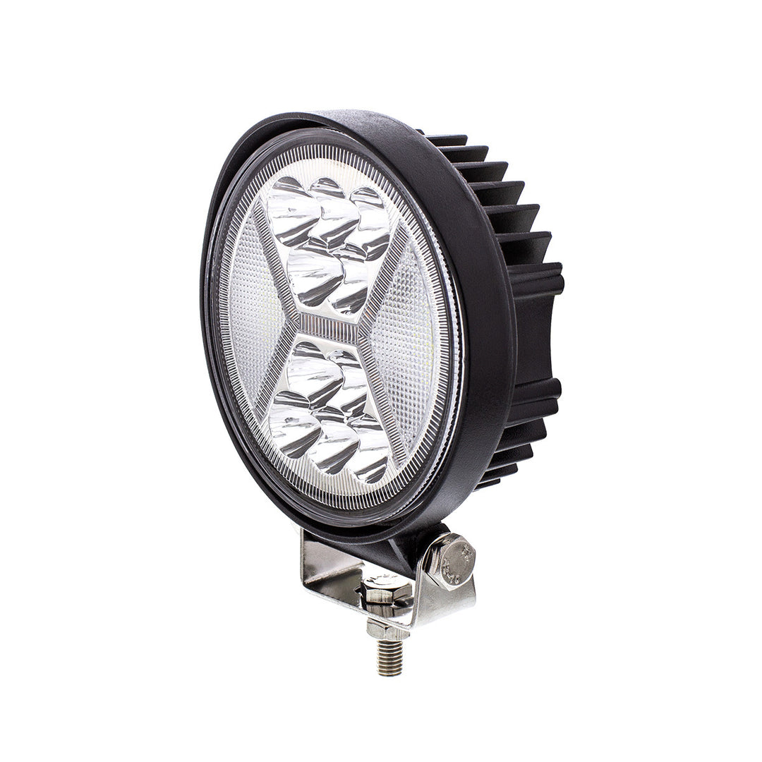 4.5" 24 High Power LED Work Light With "X" Blue Light Guide