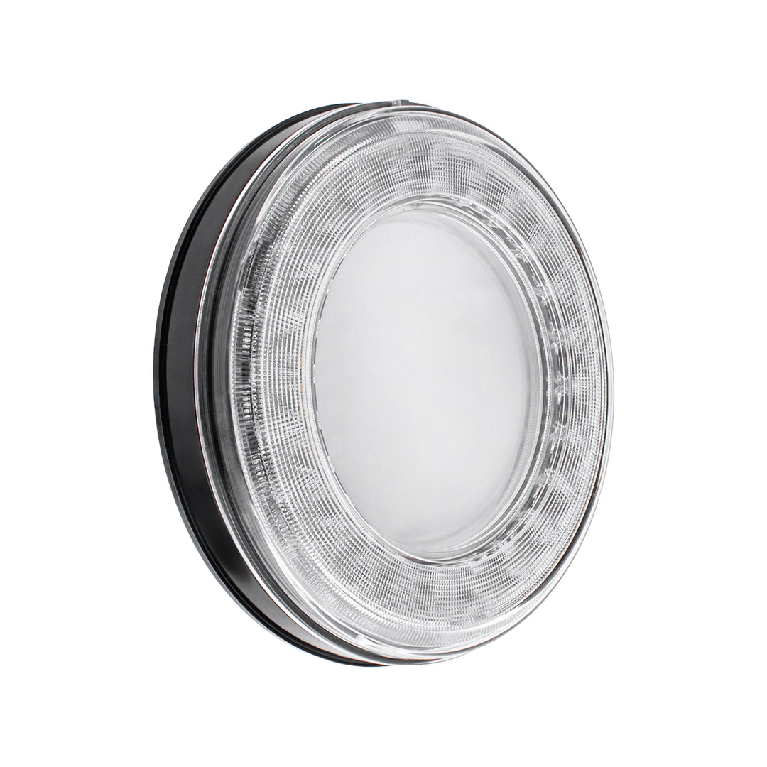 33 LED 4" Round Lumos Light S - Series (Back-Up) - White LED/Clear Lens