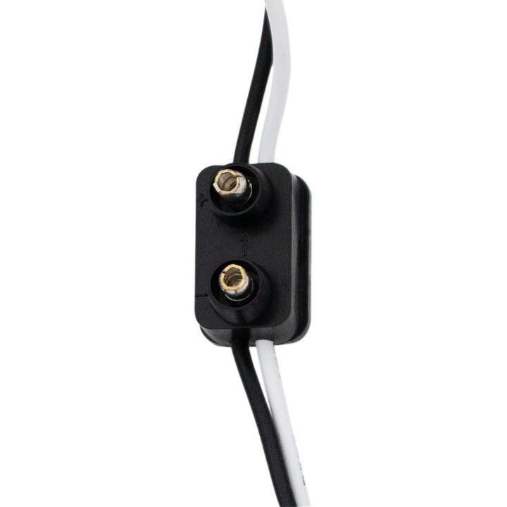 8 Count 2 - Prong Male Bullet Plugs 16G Wire Harness - 7" Lead Between Plugs (Bulk)