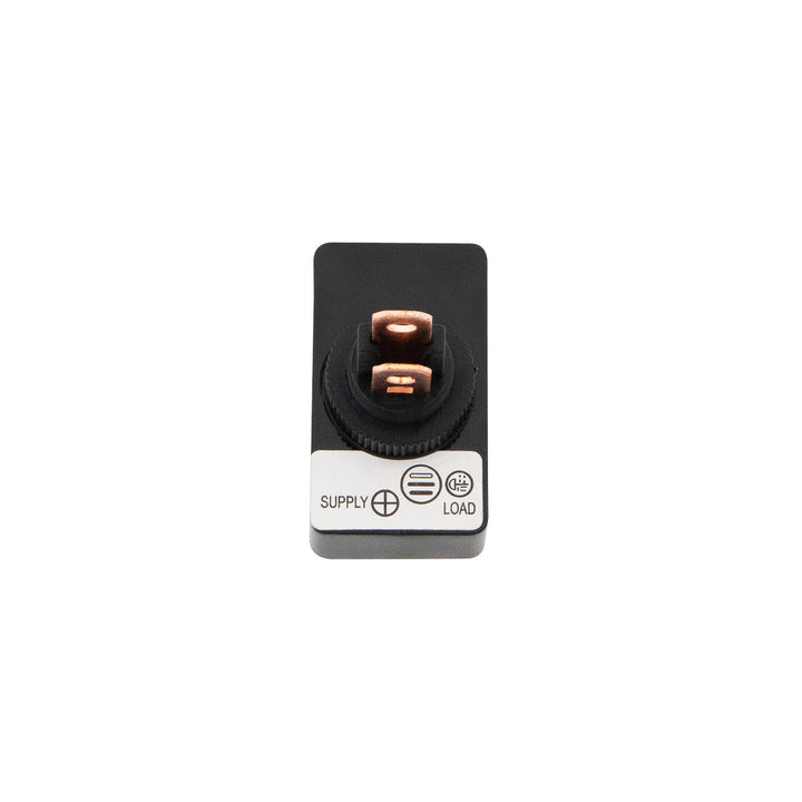 Black Non - Illum Jumbo Rocker 16 Amp 12V S.P.S.T. On/Off 1 Pc.