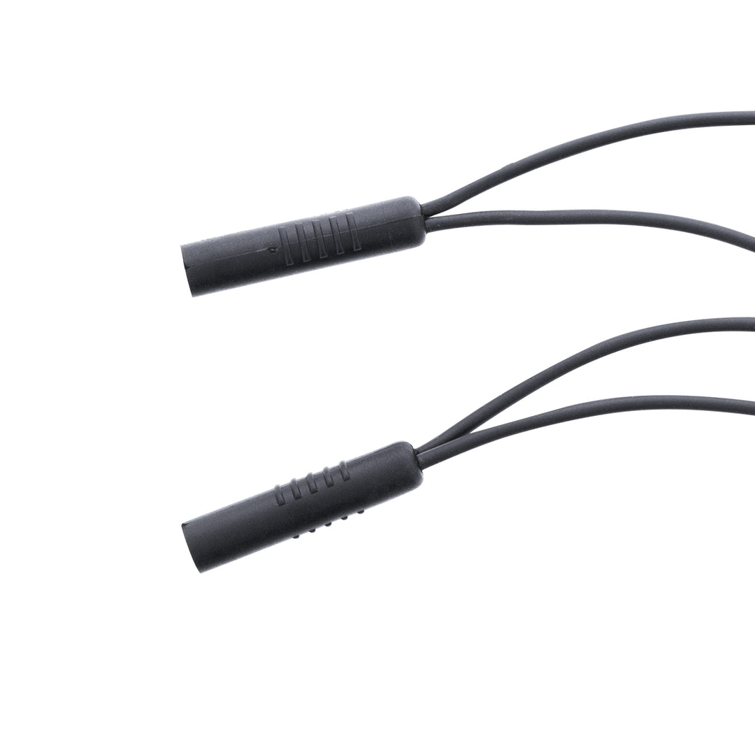 0.180" Female Plug Wire Harness With 4 Plugs - 3-7/8" Lead (Bulk)