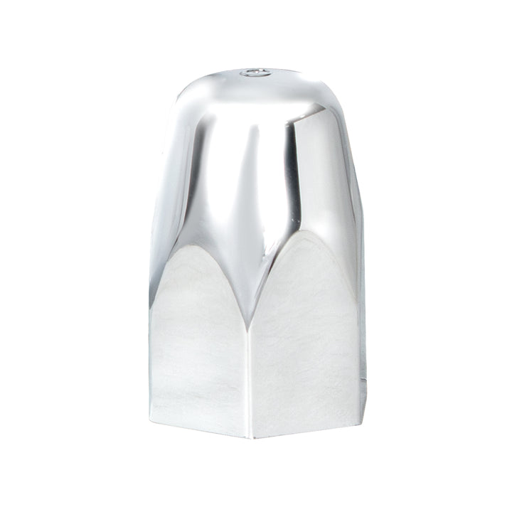 1-1/2" x 2-3/4" Chrome Plastic Tall Nut Cover - Push-On (Bulk)
