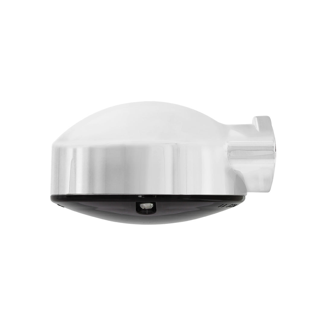 21 LED 3-1/4" Dual Function Signal Light For Harley Motorcycle With Housing - Amber LED/Smoke Lens