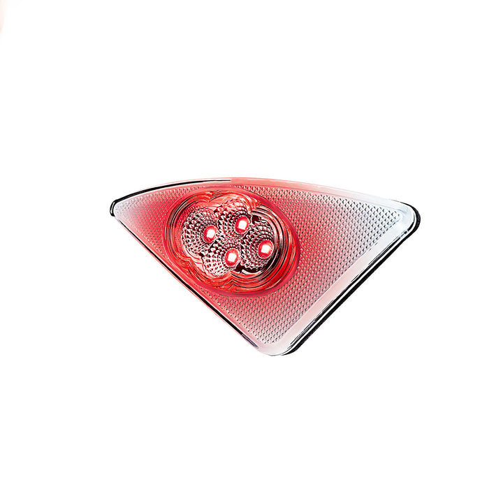 Double Fury 4 LED Fender Signal Light For 2008-2017 Kenworth T660 - Amber &amp; Red LED, Passenger