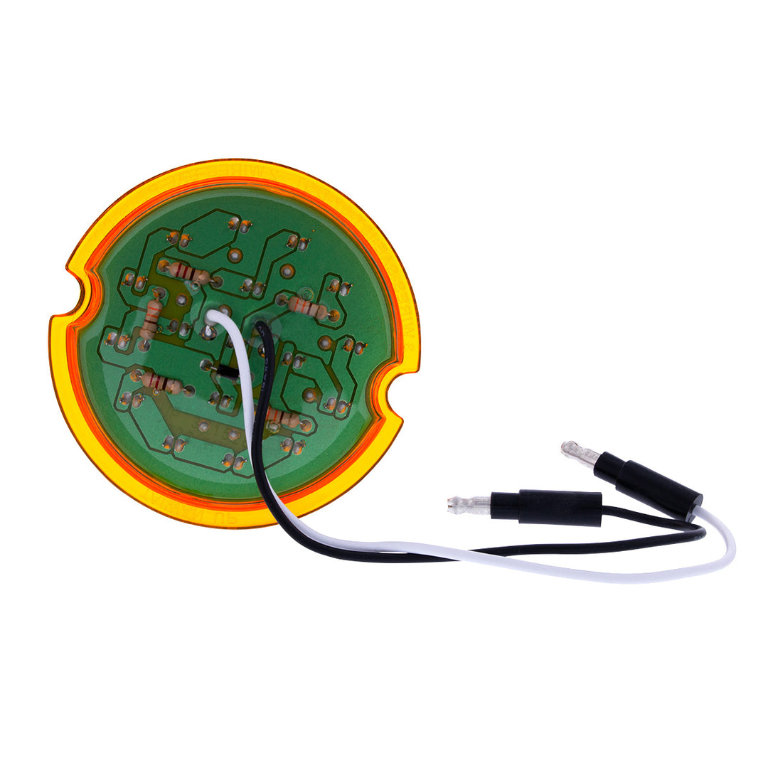 17 LED Watermelon Cab Light - Amber LED/Amber Lens (Bulk)