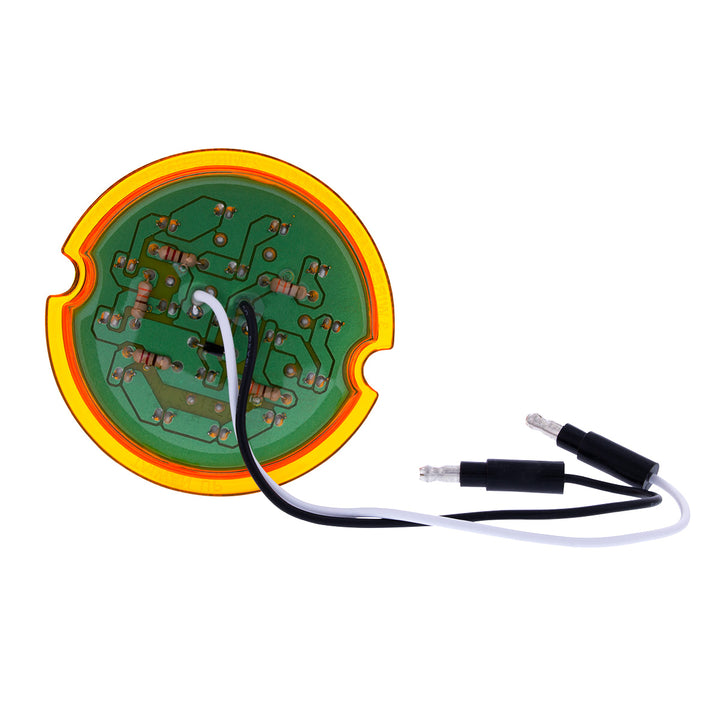 17 LED Watermelon Cab Light - Amber LED/Amber Lens (Bulk)