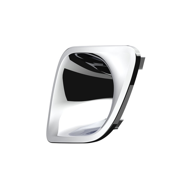 Chrome Plastic Fog Light Bezel For 2013-2021 Kenworth T680 - Driver