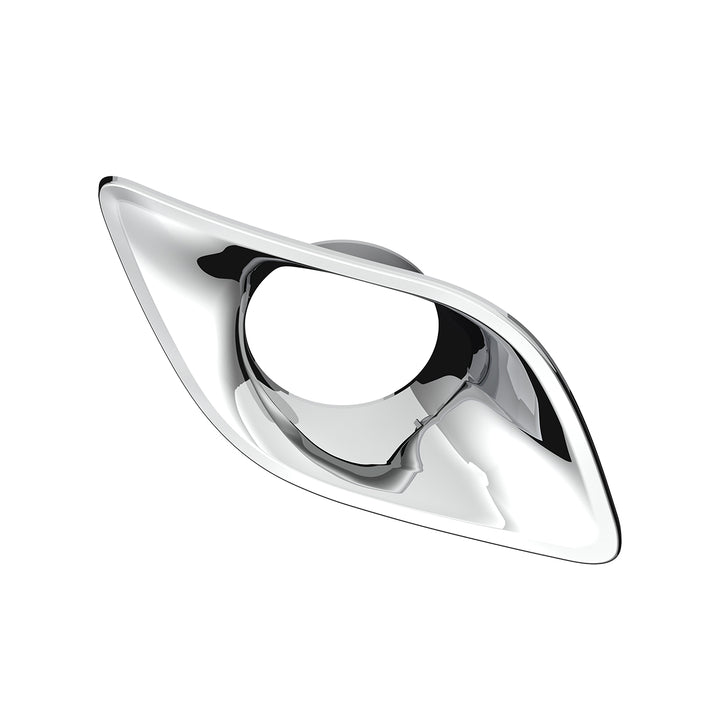 Chrome Plastic Fog Light Bezel For 2013-2021 Kenworth T680 - Passenger