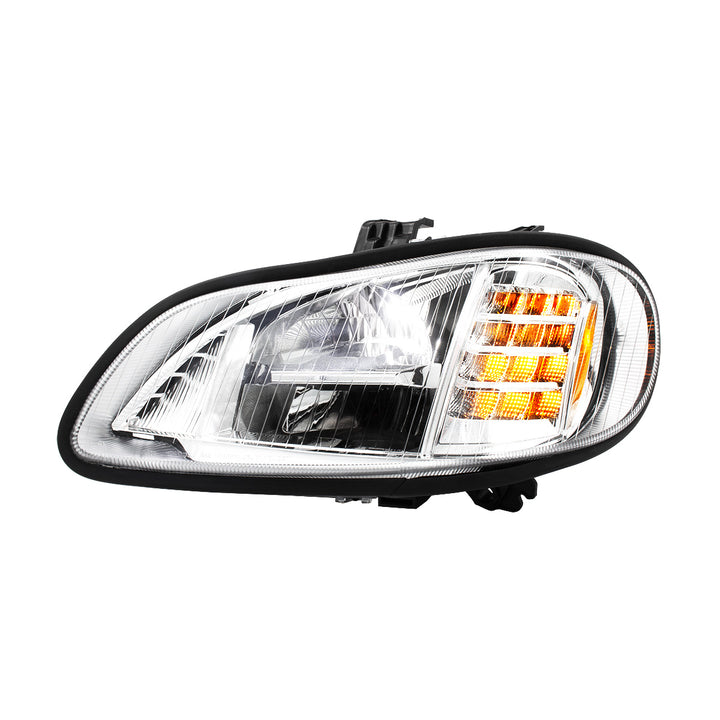 Chrome High Power Full LED Headlight For 2003-2024 Freightliner M2 - Driver