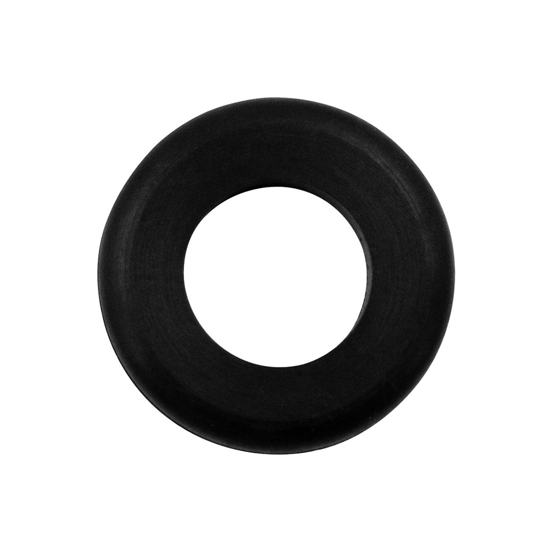 1" Mounting Hole Black Vinyl Grommet (4-Pack)