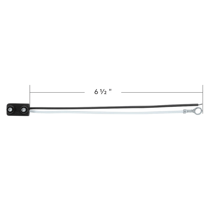 2 Wire Pigtail With 2 Prong Plug - 6" Lead (Retail)