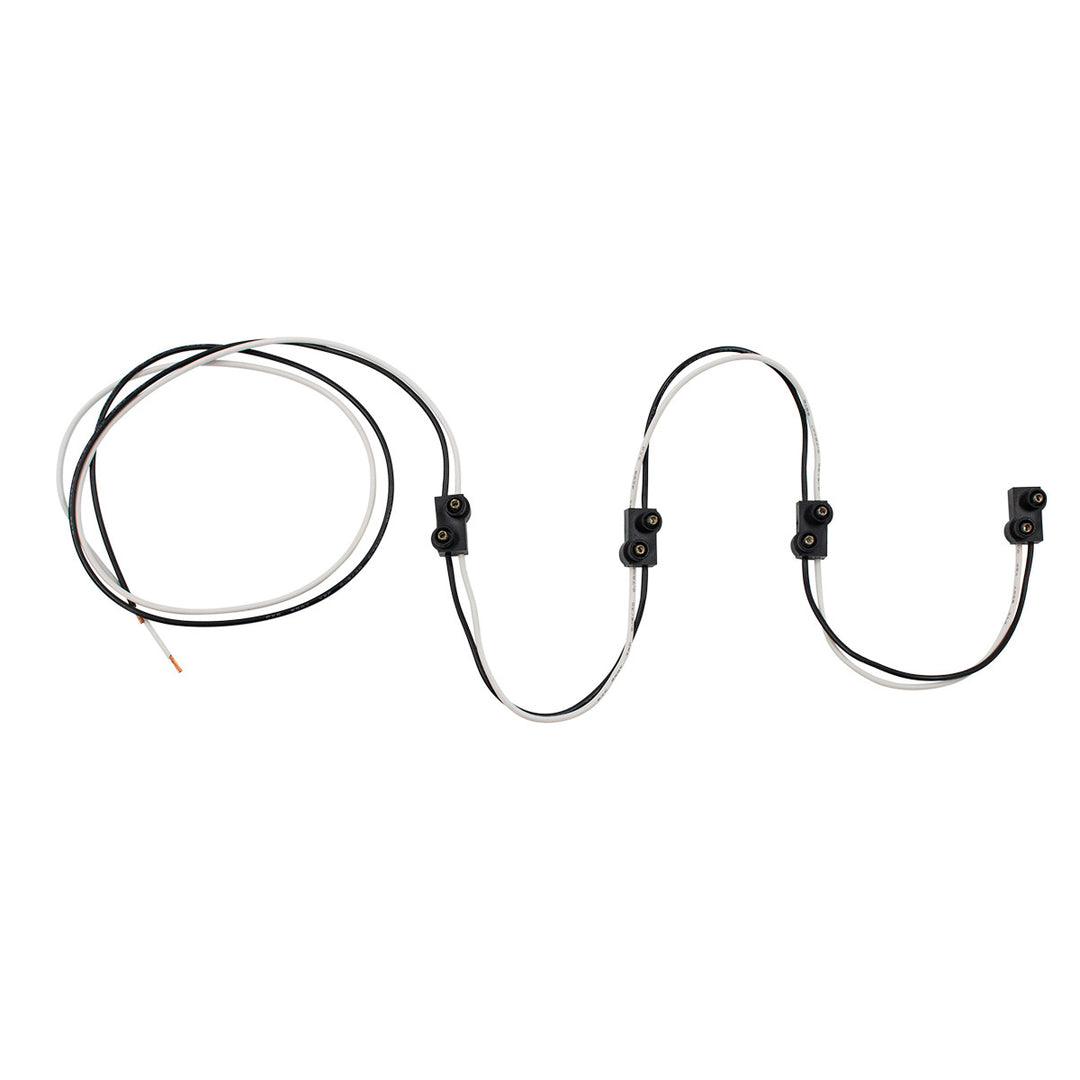 2 Prong Plug Wiring Harness With 4 Plugs &amp; 7" Lead (Bulk)