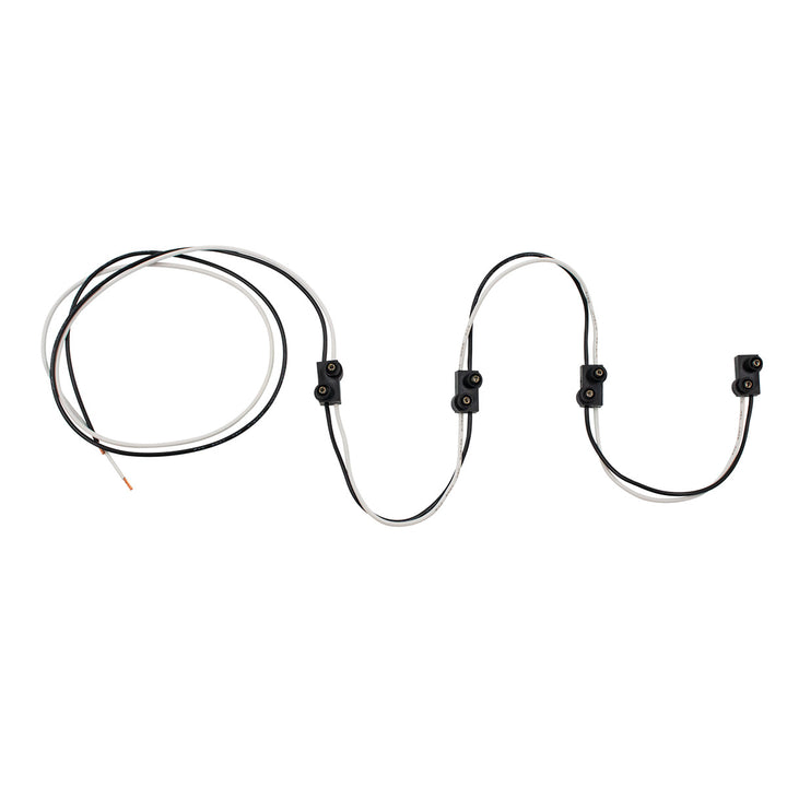 2 Prong Plug Wiring Harness With 4 Plugs &amp; 7" Lead (Bulk)