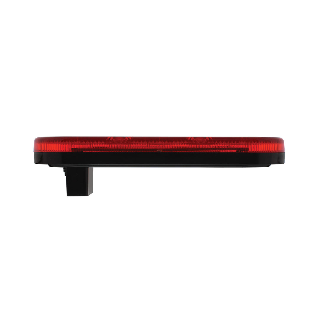 7 LED Oval Light (Stop, Turn &amp; Tail) - Red LED/Red Lens