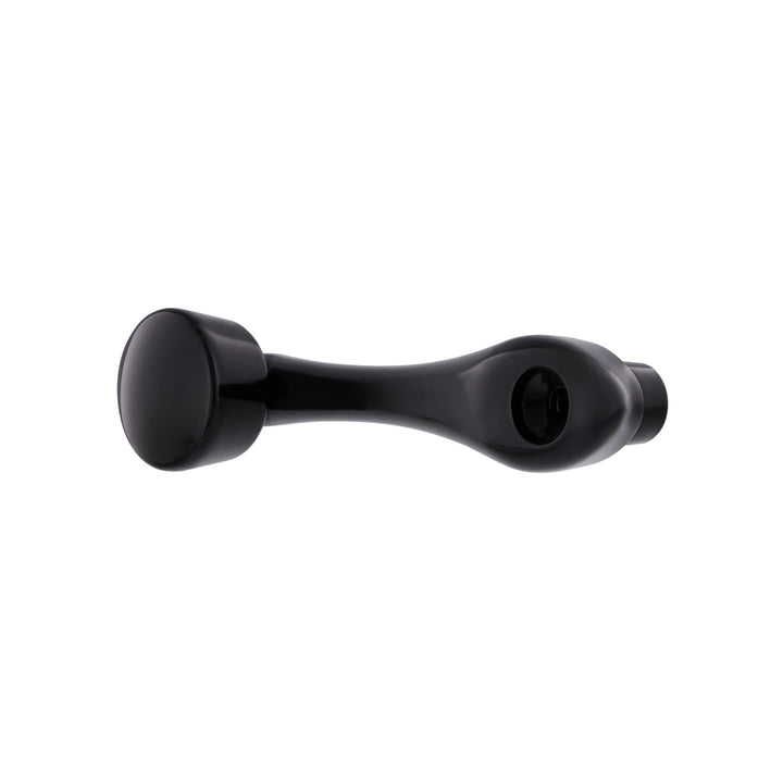 Black Die-Cast Window Crank With 16 - Spline 7/16” OD Adapter - Plain