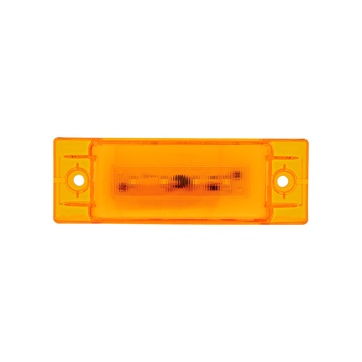 16 LED Rectangular GloLight (Clearance/Marker) - Amber LED/Amber Lens