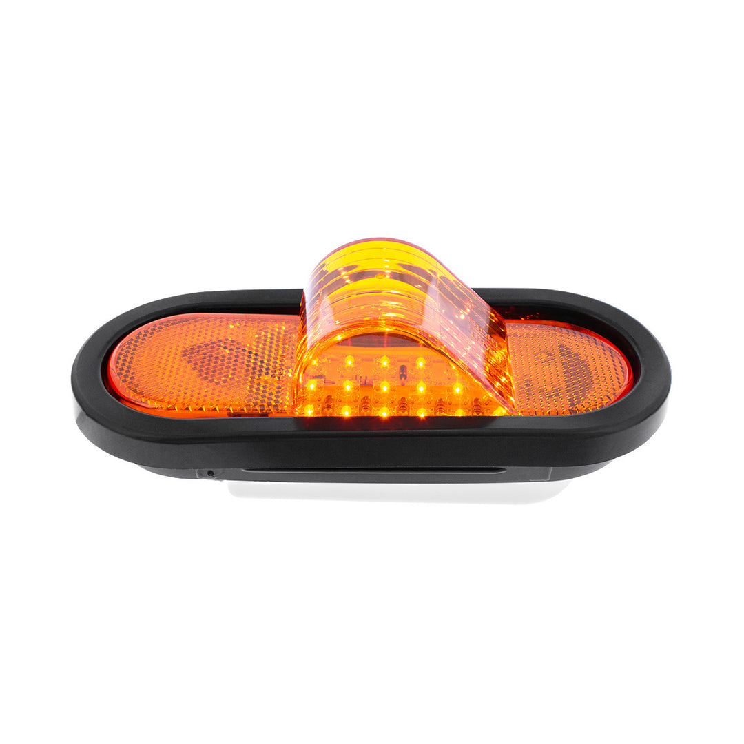 18 LED Mid - Trailer Turn Signal Light Kit - Amber LED/Amber Lens