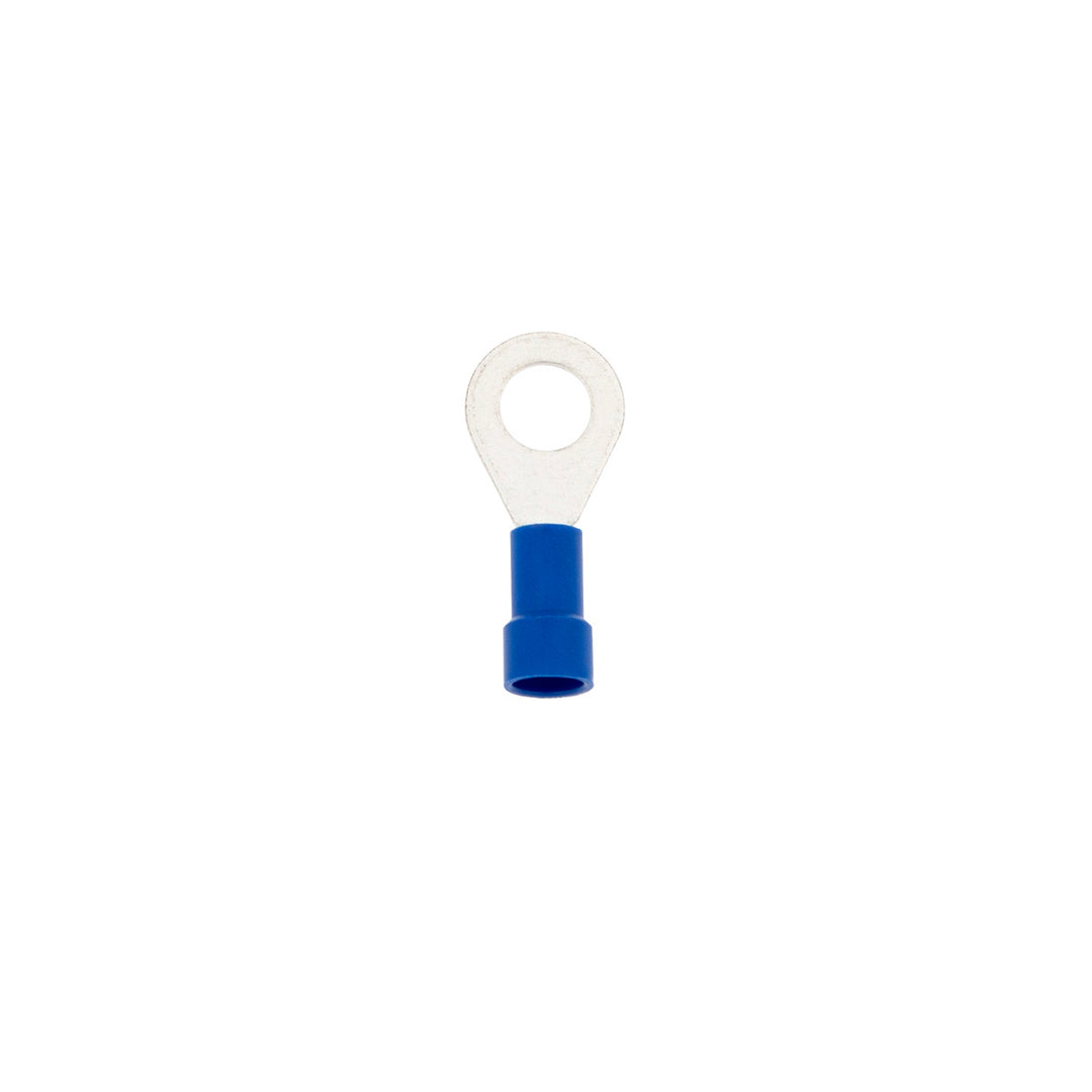 16-14 AWG 1/4" Stud Vinyl Ring Terminal (14-Pack)
