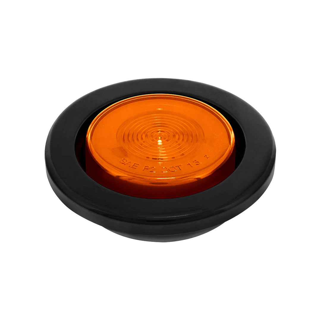 9 LED 2-1/2" Round GloLight Kit (Clearance/Marker) - Amber LED/Amber Lens