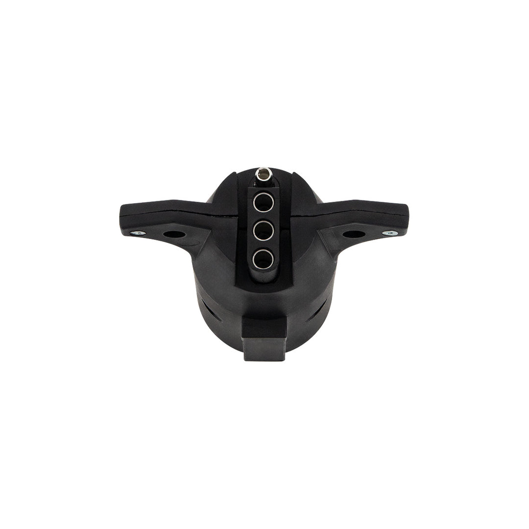7 - Pole Round to 4 - Way Flat M/FM RV Plug Adapter, 1 Pc.