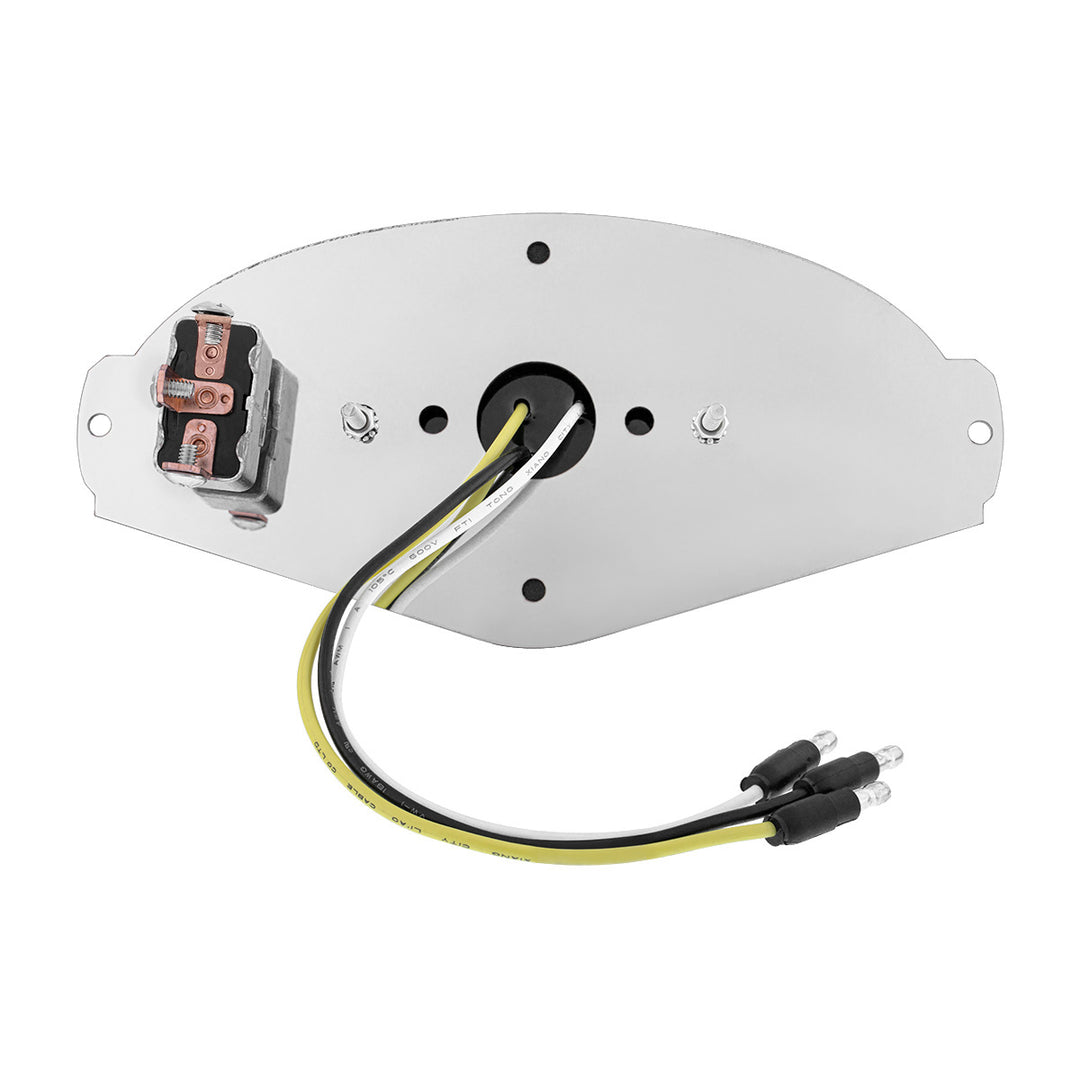 304 Stainless Steel Above Door Dome Light Kit W/ 17 LED Double Fury Watermelon For 2008-2017 FL Cascadia - Amber &amp; Blue LED